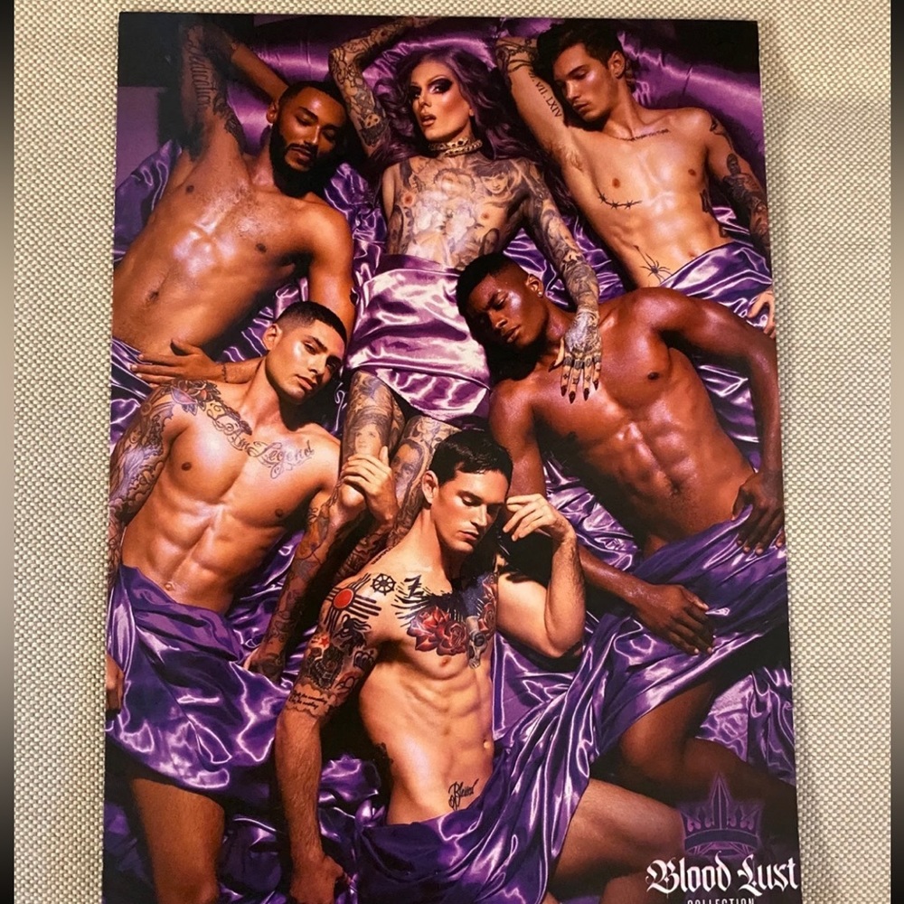 Jeffree Star Cosmetics Blood Lust Palette Promo Card
